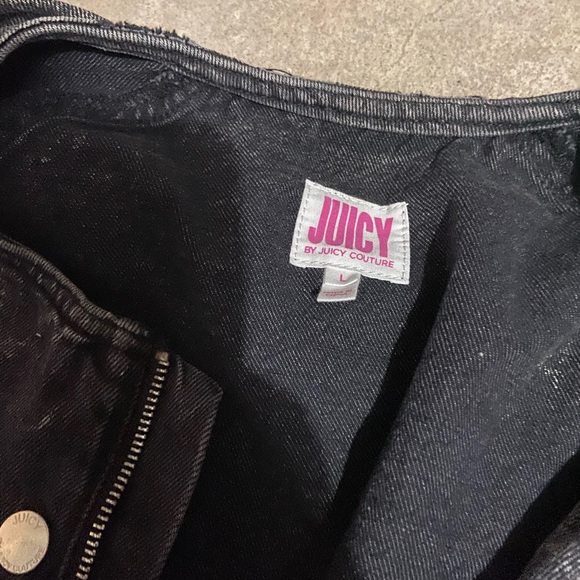 Juicy by Juicy Couture Black Jean Jacket - Picture 3 of 4